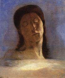Odilon Redon With Closed Eyes Sweden oil painting art